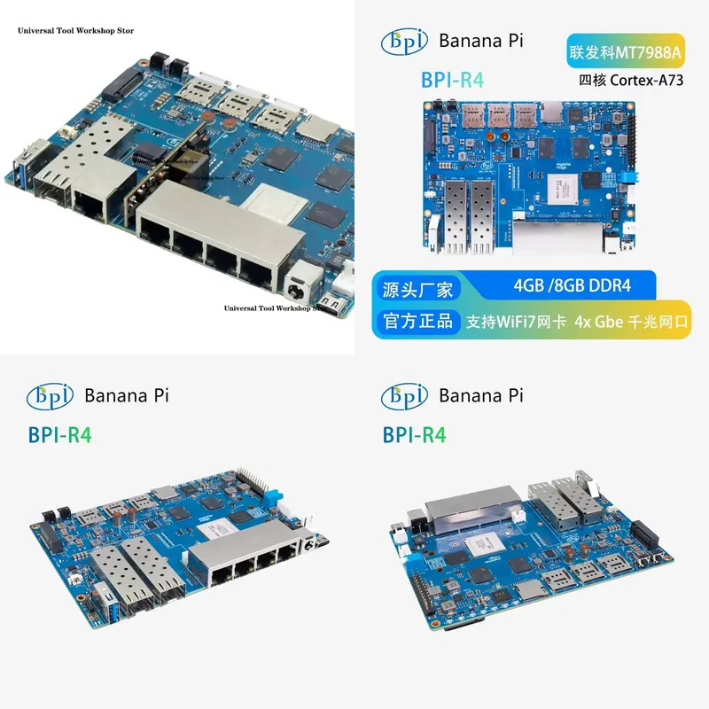 Płytka routera Banana Pi BPI-R – Bananapi Bpi R4 Wifi 7 recenzja i cena